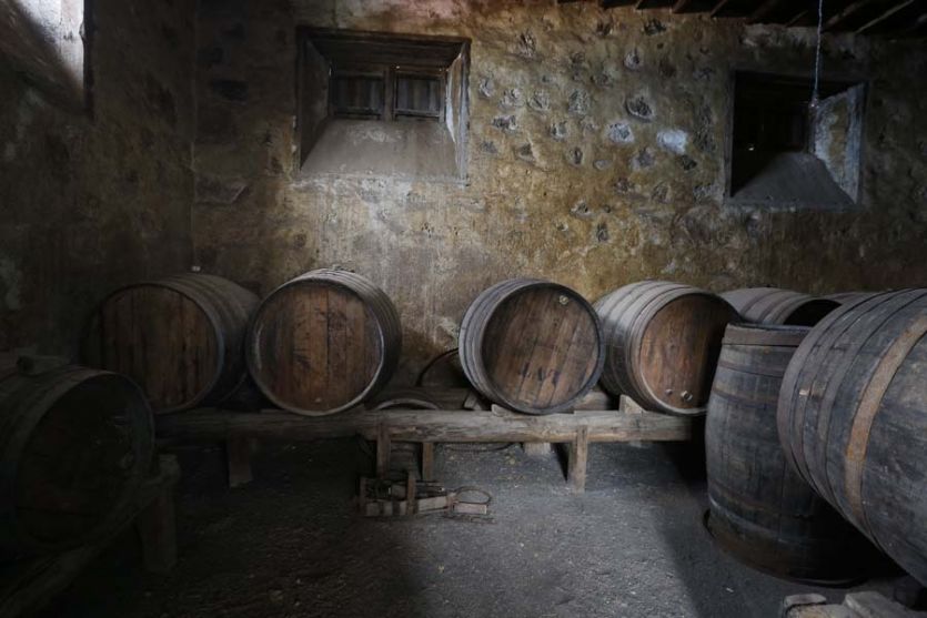 Tenerife localizaciones rodajes cine tv foto barriles toneles muros de piedra vino