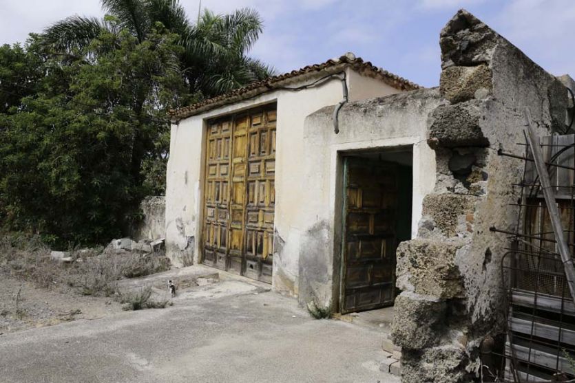 Tenerife localizaciones rodajes cine tv foto puerta verja portón entrada abandonado en ruinas