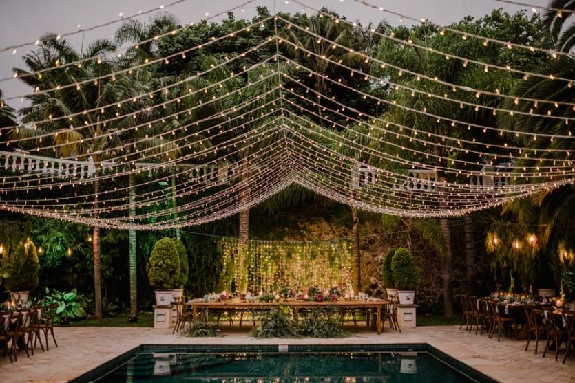 Tenerife localizaciones rodajes cine tv foto eventos bodas piscina jardín flores césped casa solariega señorial tiras de luces árboles